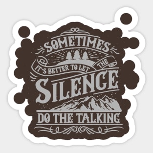 Silence Sticker